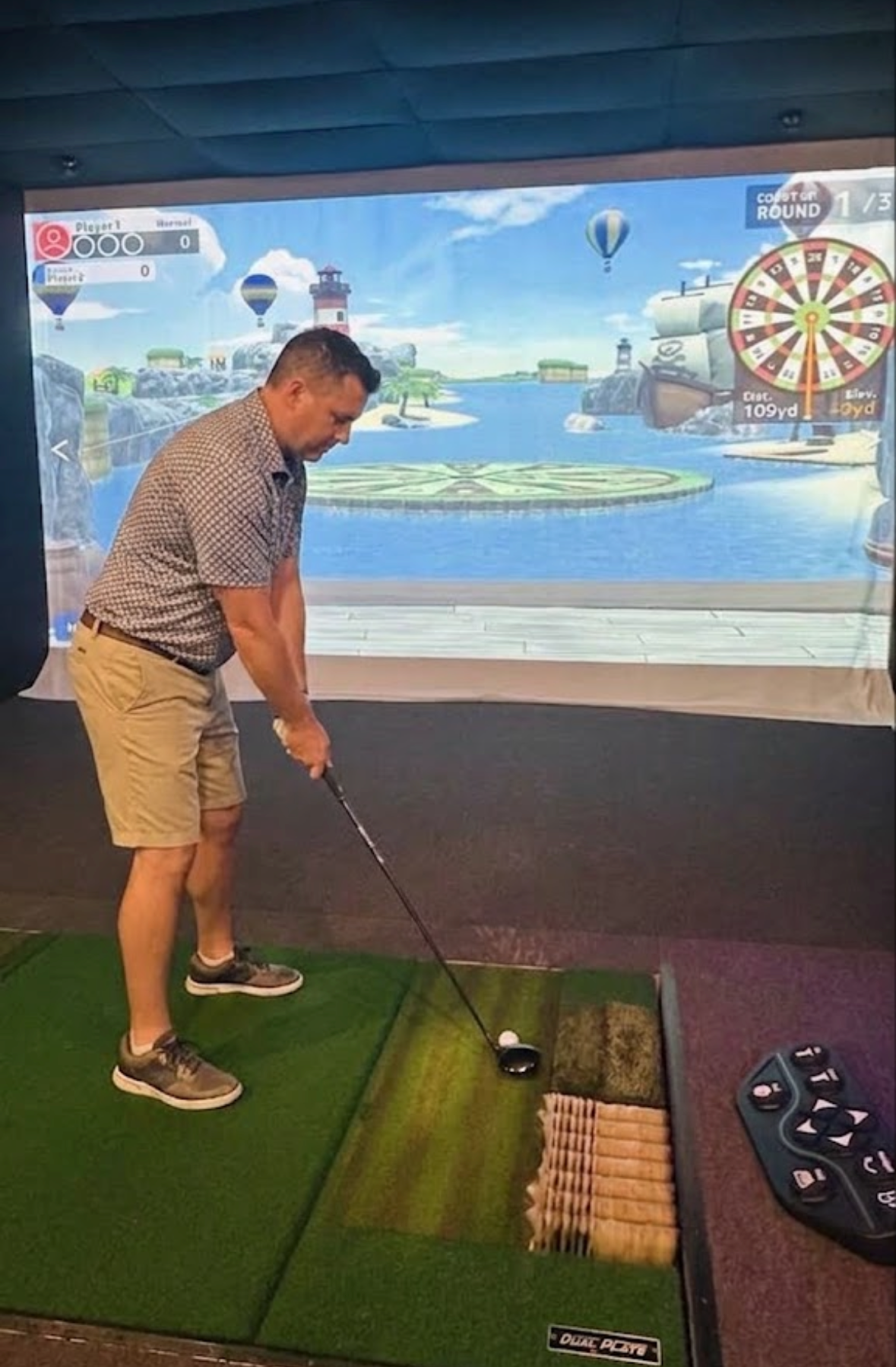 Golf Dart game at GolfCube Social