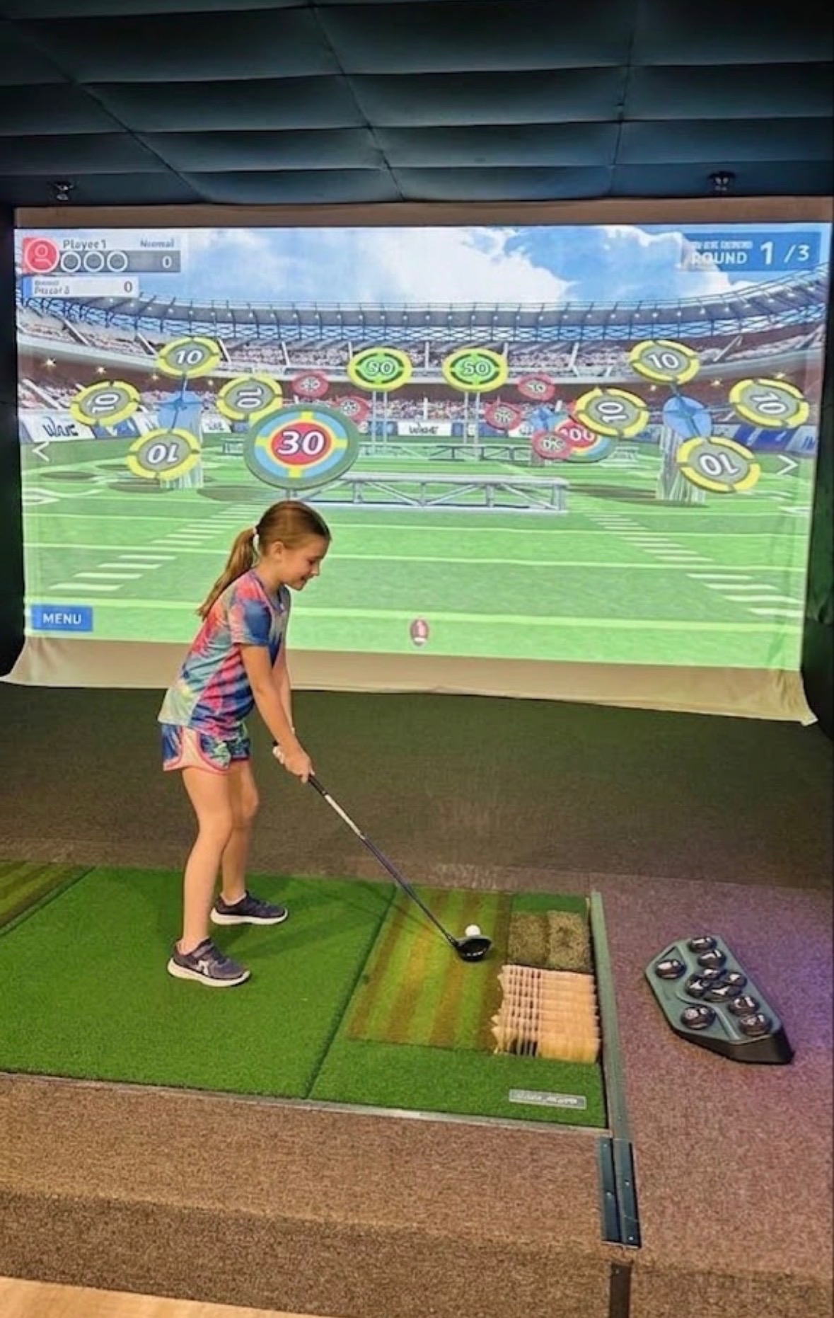 Pro Bowl Showdown game at GolfCube Social